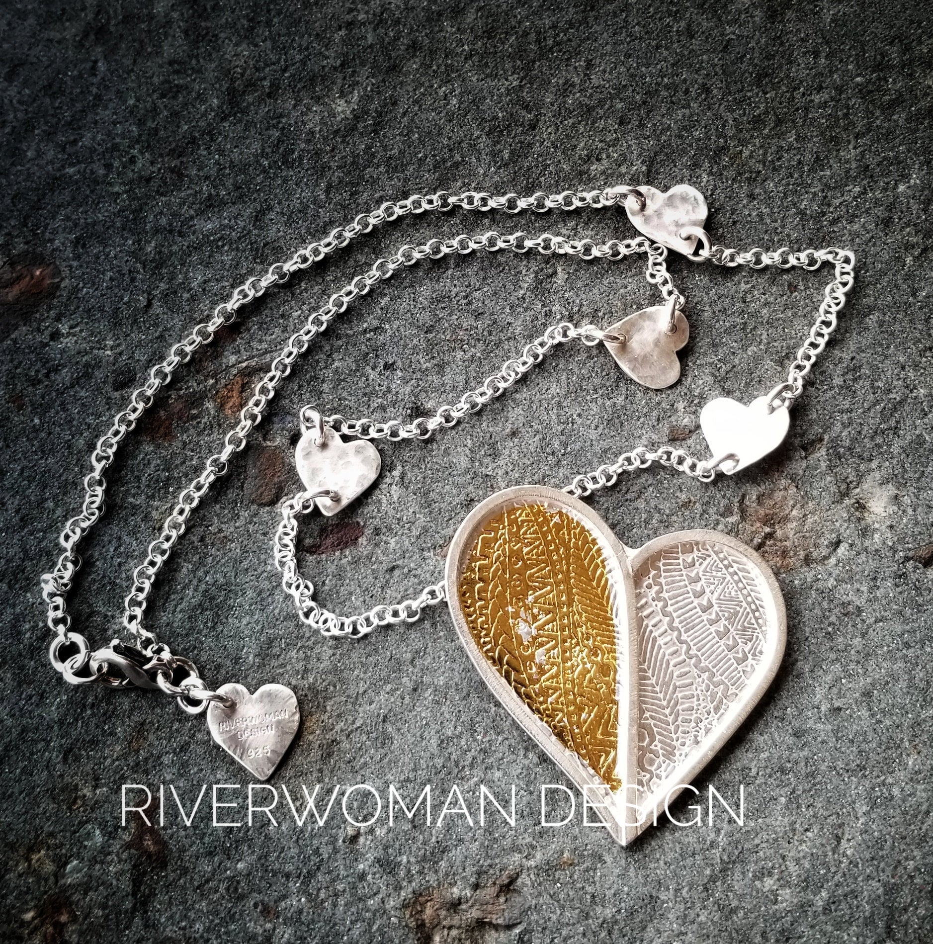 Wire heart necklace store